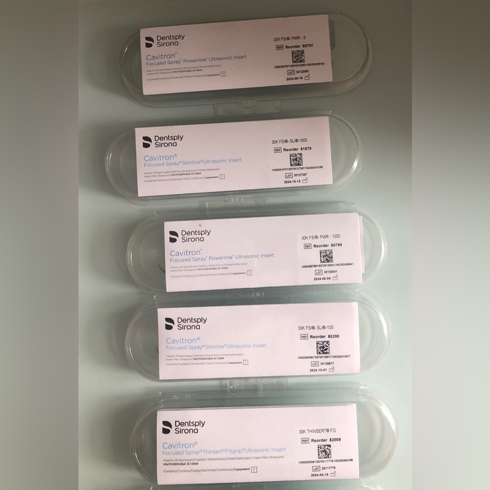 New, UNOPENED, CAVITRON inserts! DENTSPLY SIRONA—6 Total—-willing to sell indiv